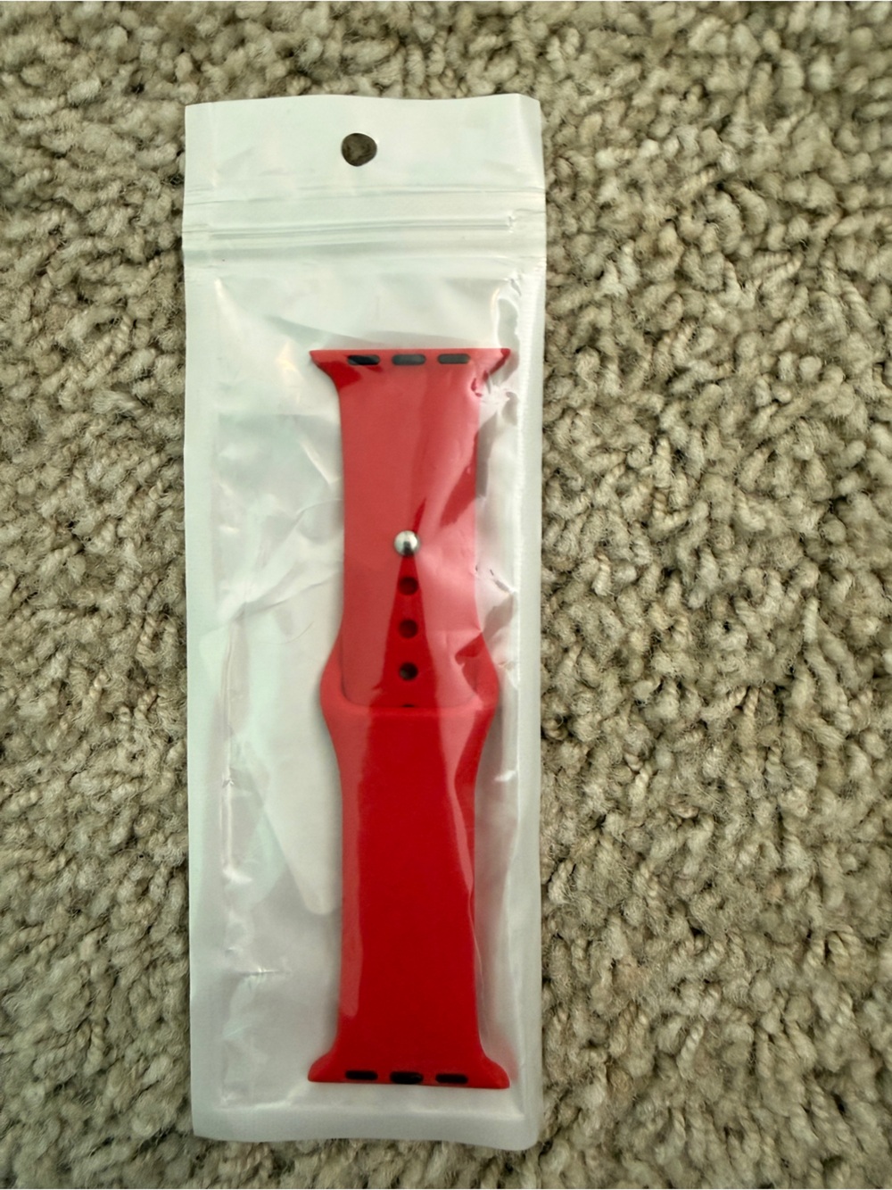 Red Silicone Smartwatch Band Replacement for Apple Watches